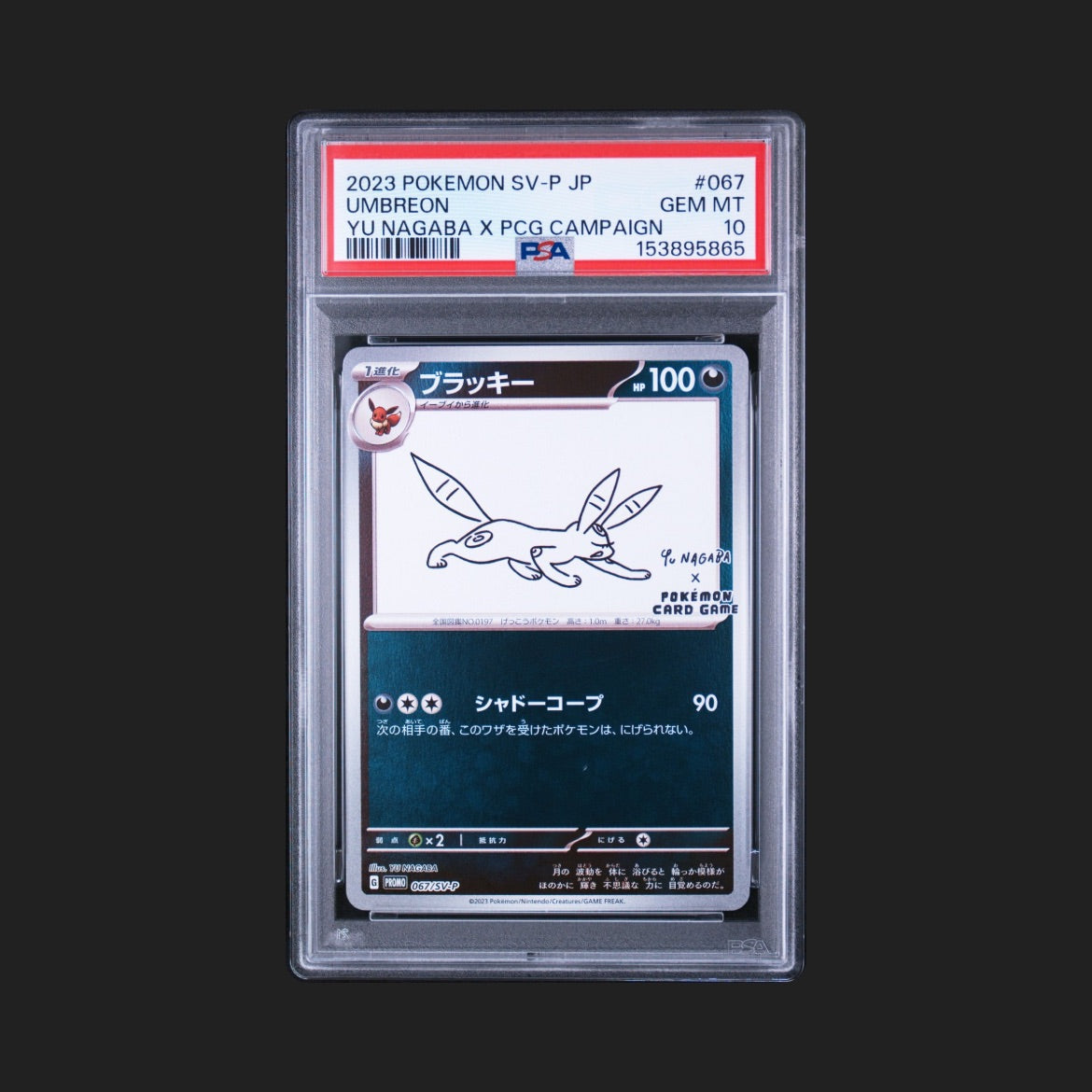 【PSA10】ブラッキー  NAGABA