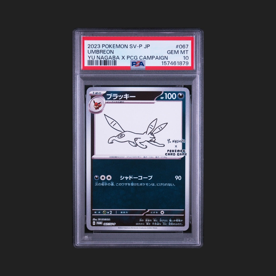 【PSA10】ブラッキー NAGABA