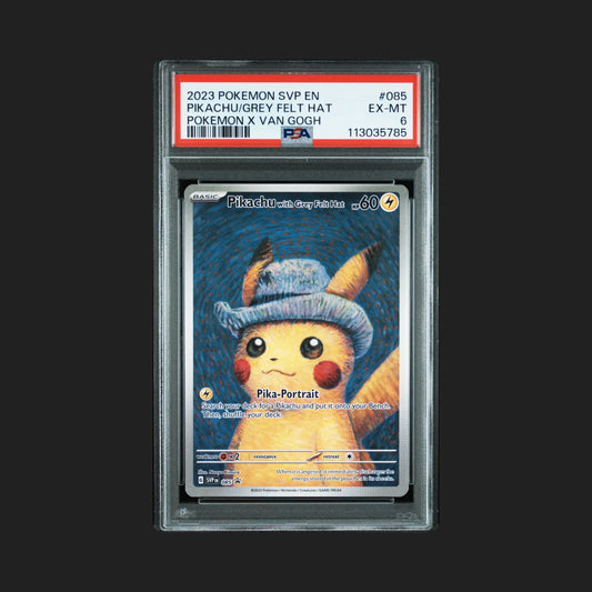 【PSA6】Pikachu with Grey Felt Hat